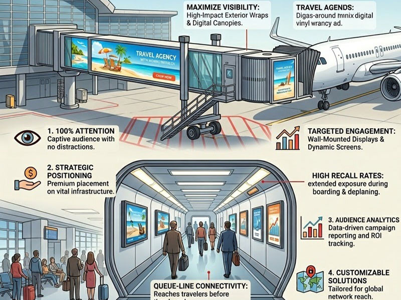 Captivate Thousands Through Strategic Advertising at Airports